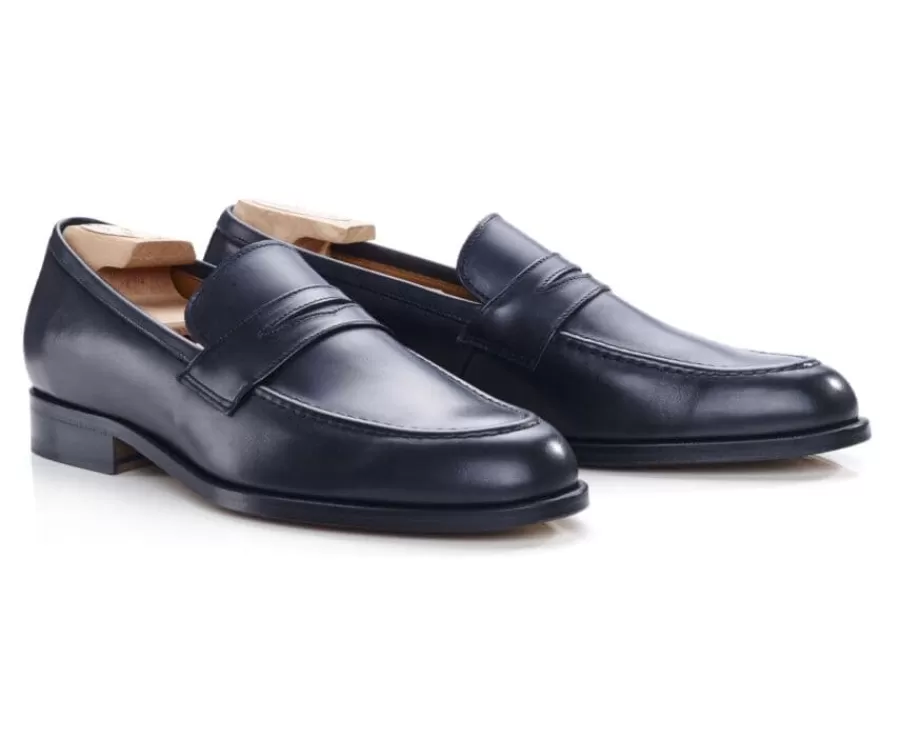 Fashion Mocasín hombre piel Negro Dixton Zapatos De Boda | Mocasines