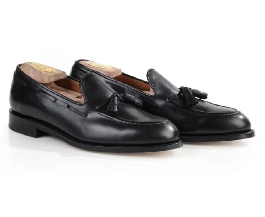 Hot Mocasín hombre piel Negro Picadilly Zapatos De Boda | Mocasines