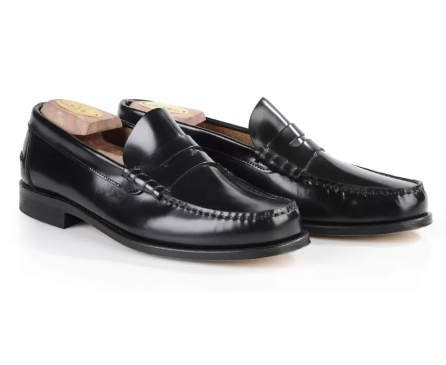 Online Mocasín hombre piel Negro Yale Zapatos Confort | Mocasines