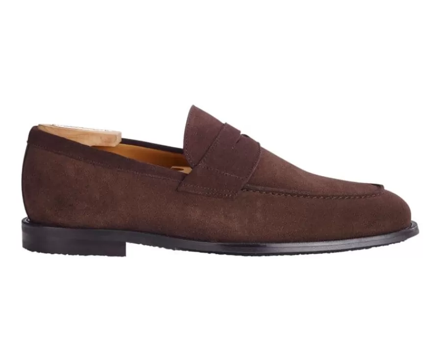 Online Mocasín para hombre Terciopelo Pardo  Derybrook Mocasines