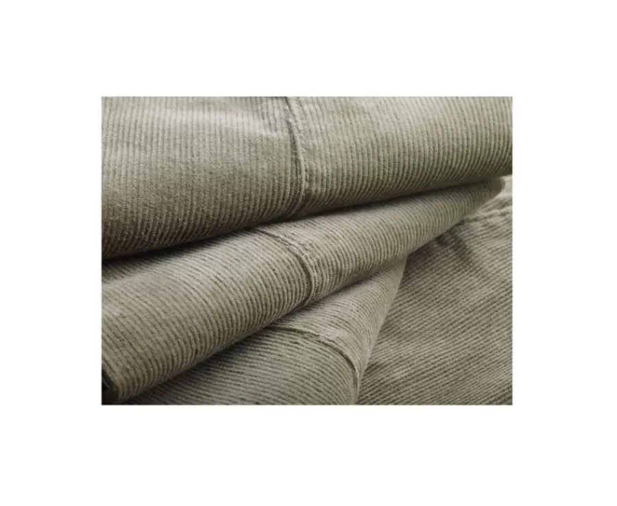 Outlet Pantalón chino de pana Verde Salvia para hombre Norman Pantalones Ajustados
