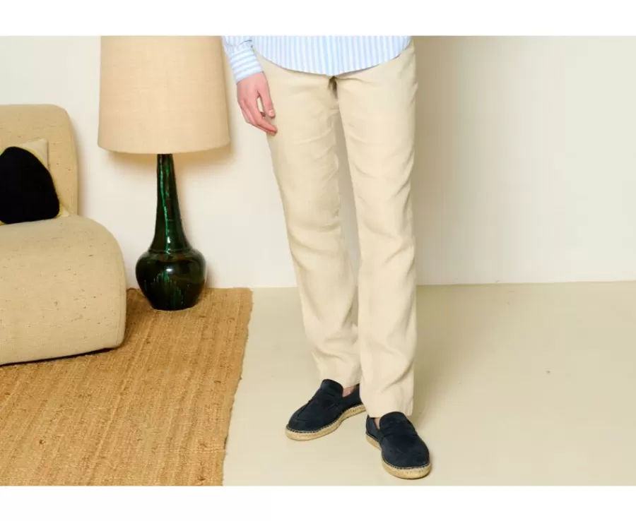 Best Pantalón chino hombre Beis Claro Kylson Pantalones Ajustados | Pantalones Chino