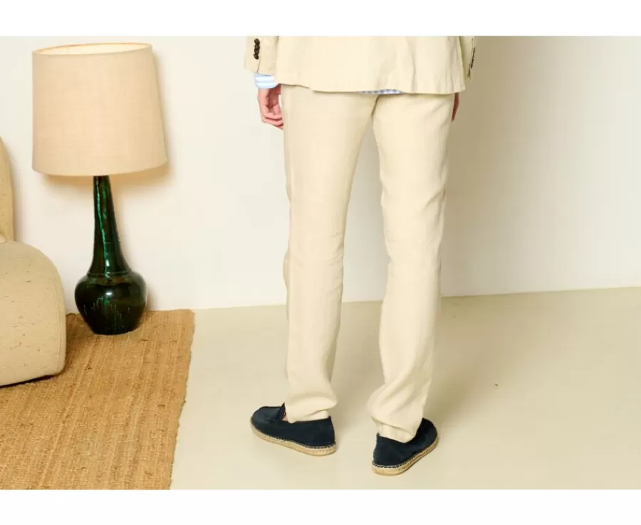 Best Pantalón chino hombre Beis Claro Kylson Pantalones Ajustados | Pantalones Chino