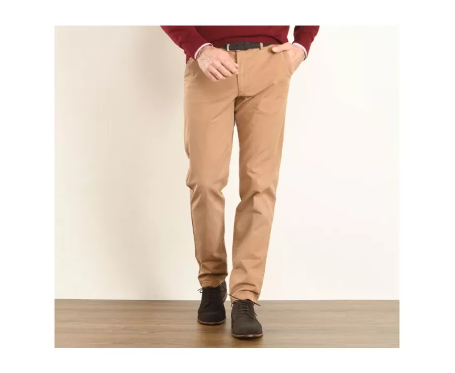 Flash Sale Pantalón chino hombre Camel Jerry Ii Pantalones Chino | Pantalones Rectos