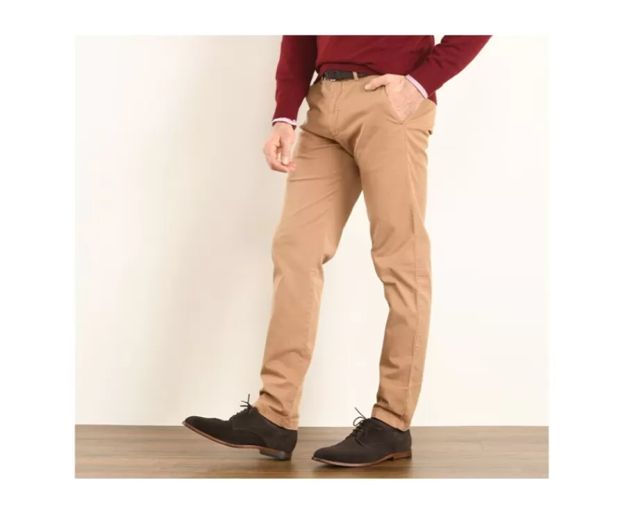 Flash Sale Pantalón chino hombre Camel Jerry Ii Pantalones Chino | Pantalones Rectos