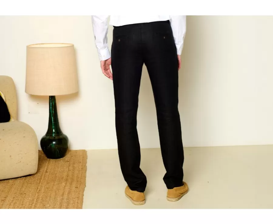 New Pantalón chino hombre Negro Kylson Pantalones Ajustados