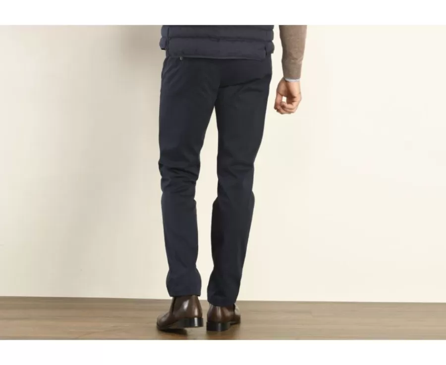 Store Pantalón chino para hombre Navy oscuro Nigel Ii Pantalones Ajustados | Pantalones Chino