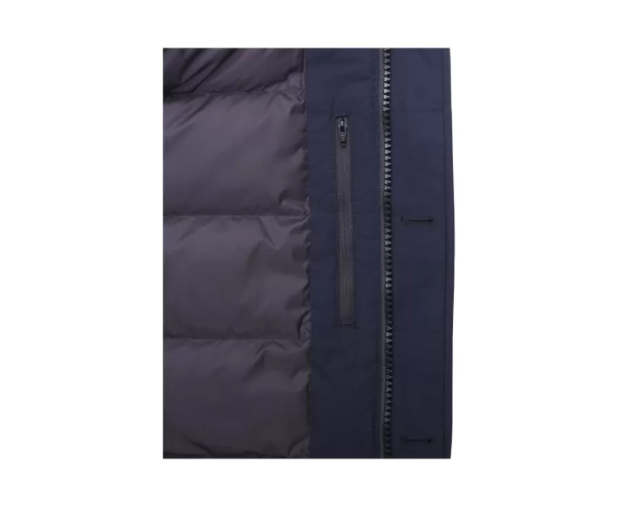 Discount Parca de invierno para hombre con forro de plumas Marino oscuro Soren Iii Abrigos Y Gabardinas