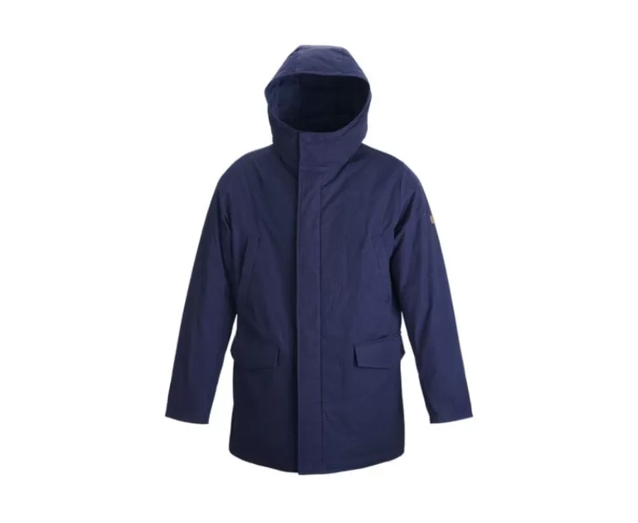Discount Parca de invierno para hombre con forro de plumas Marino oscuro Soren Iii Abrigos Y Gabardinas