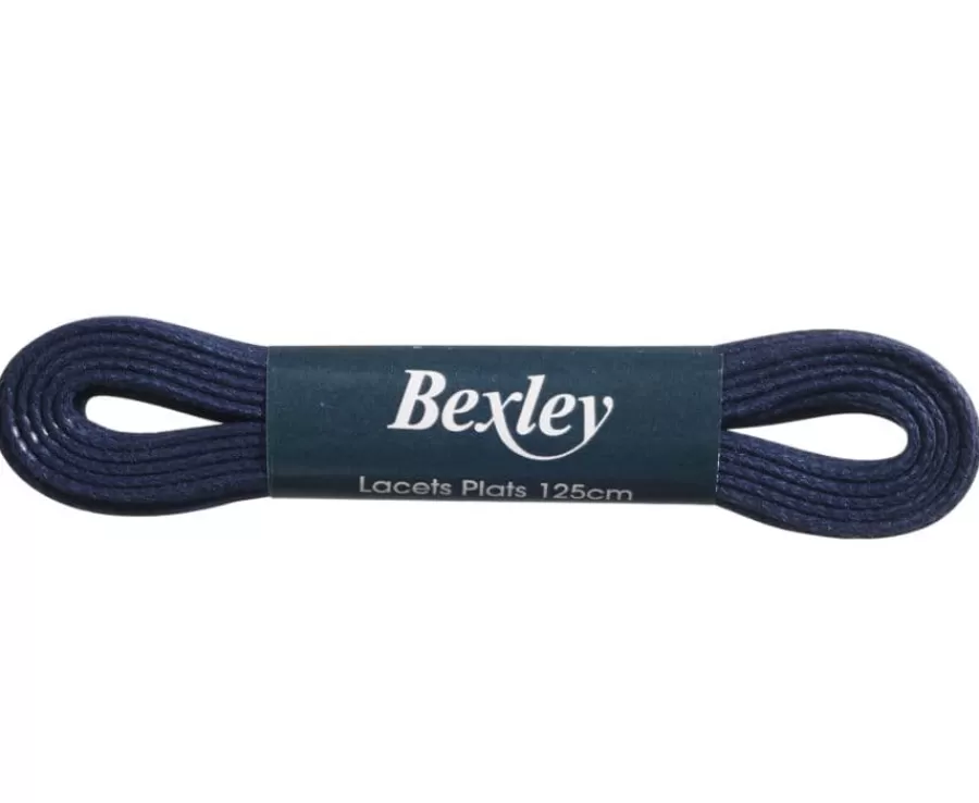 Outlet 2 pares de cordones Azul marino para zapatillas de piel Accesorios De Zapatos