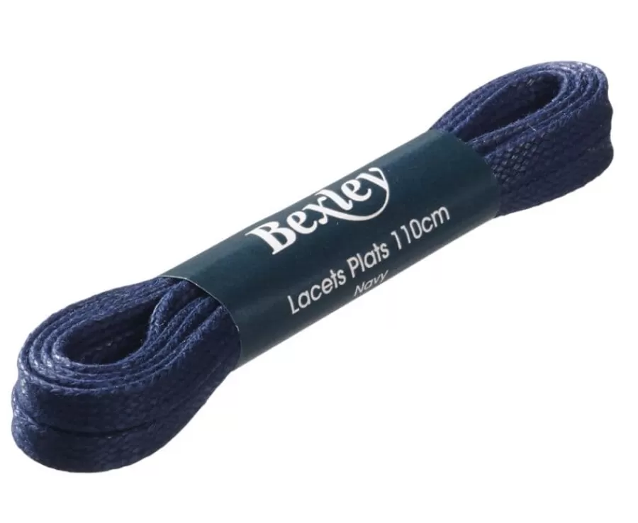 Clearance 2 pares de cordones Azul marino para zapatillas de vestir hombre Accesorios De Zapatos