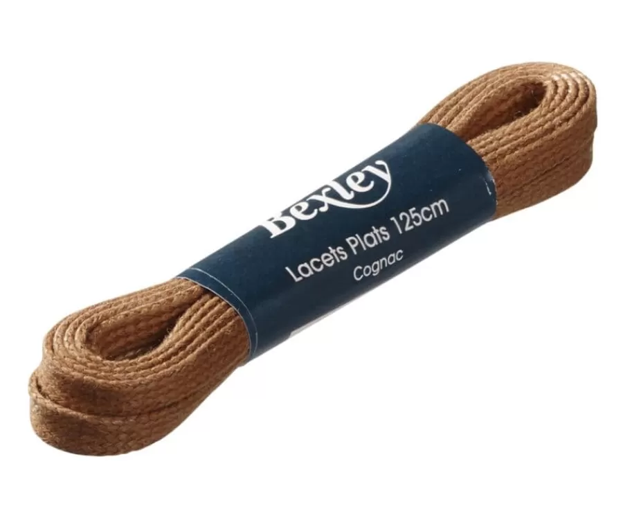 Discount 2 pares de cordones Coñac para zapatillas de piel Accesorios De Zapatos