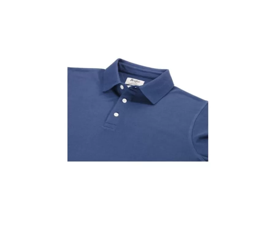 Hot Polo de hombre de manga larga Azul Alec Ii Ml Polos Manga Larga | Polos