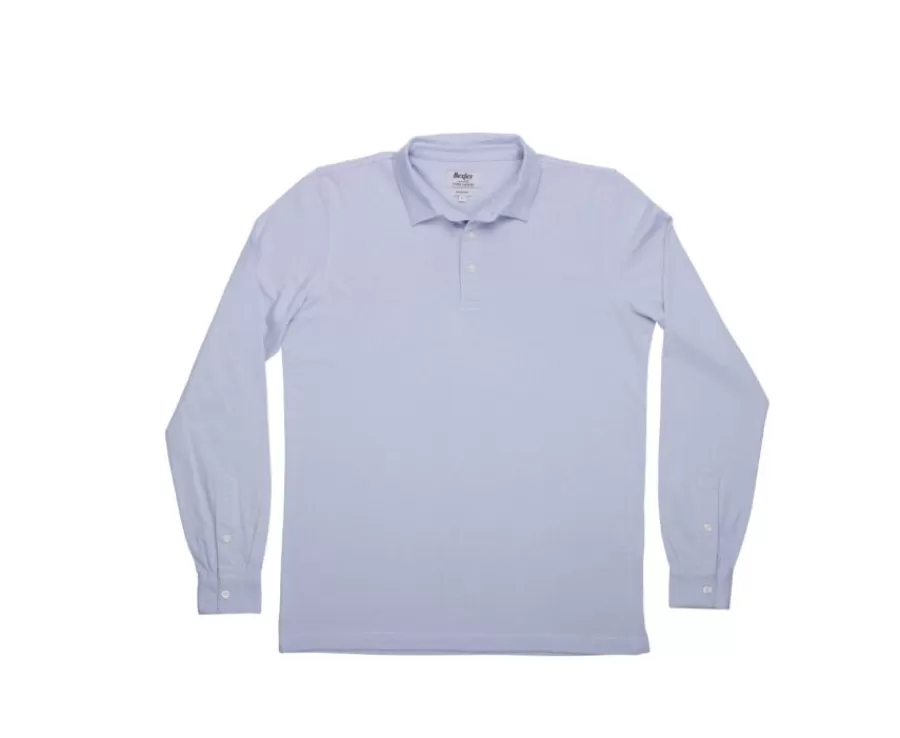 Best Sale Polo de hombre de manga larga Azul Claro Aiden Ml Polos Manga Larga | Polos