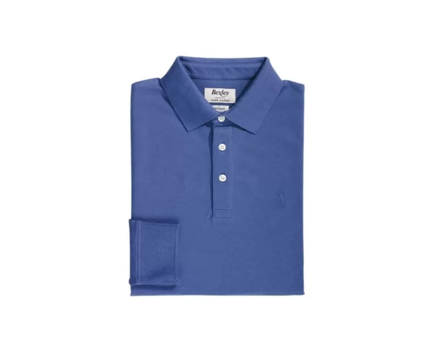 Cheap Polo de hombre de manga larga Azul real Alec Ii Ml Polos Manga Larga | Polos