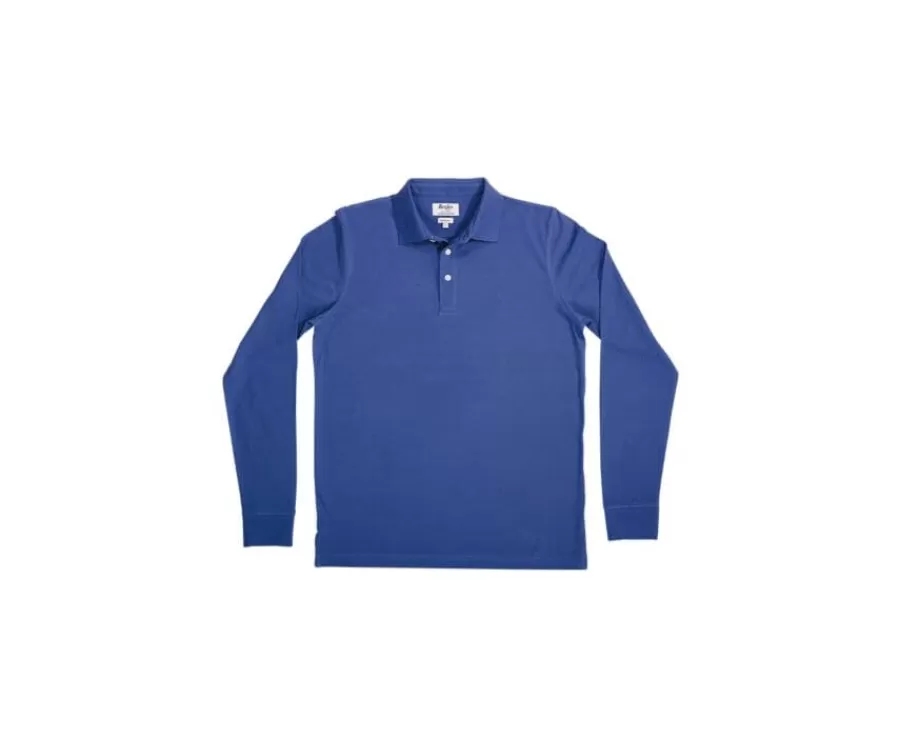 Cheap Polo de hombre de manga larga Azul real Alec Ii Ml Polos Manga Larga | Polos
