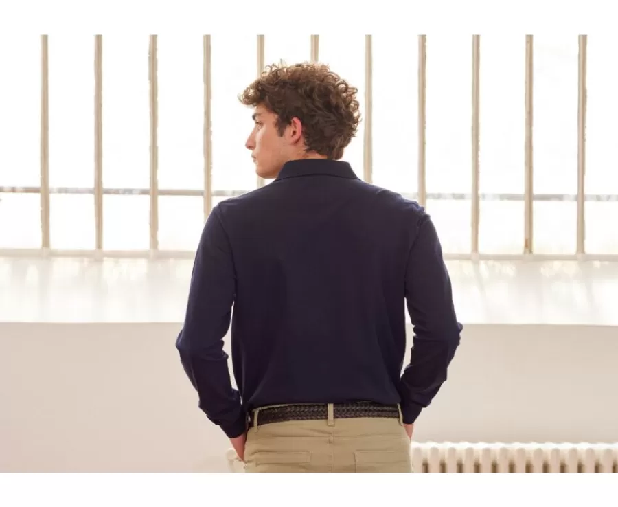 Cheap Polo de hombre de manga larga Marino Alec Ii Ml Polos Manga Larga | Polos