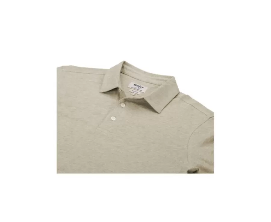 Outlet Polo de hombre de manga larga Topo Claro Moteado Aiden Ml Polos Manga Larga | Polos