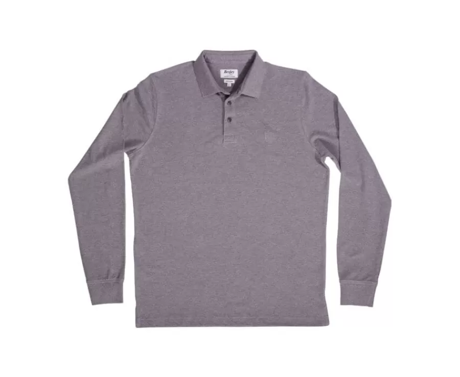 Store Polo de hombre manga larga Gris Topo Alec Ii Ml Polos Manga Larga | Polos