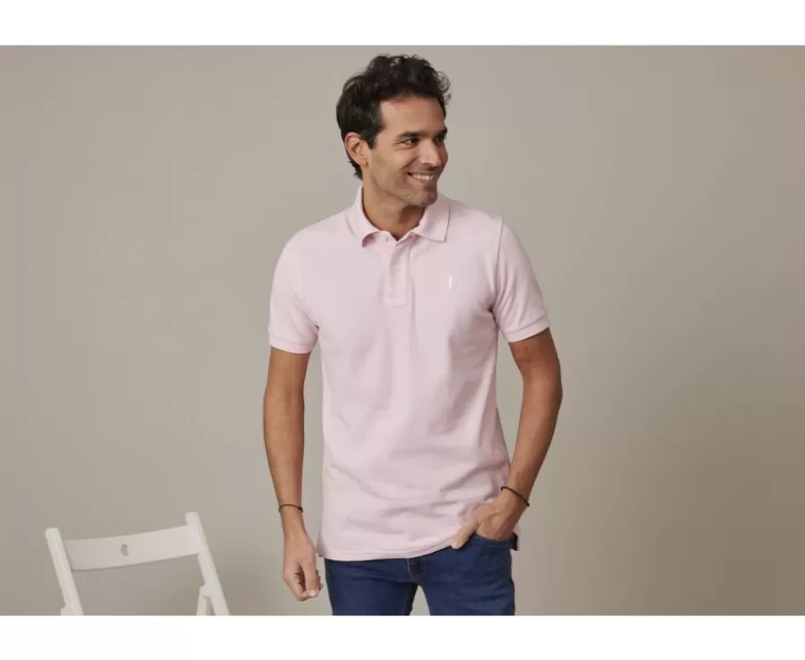 Discount Polo de hombre Rosa pálido Andy Ii Polos Corte Ajustado