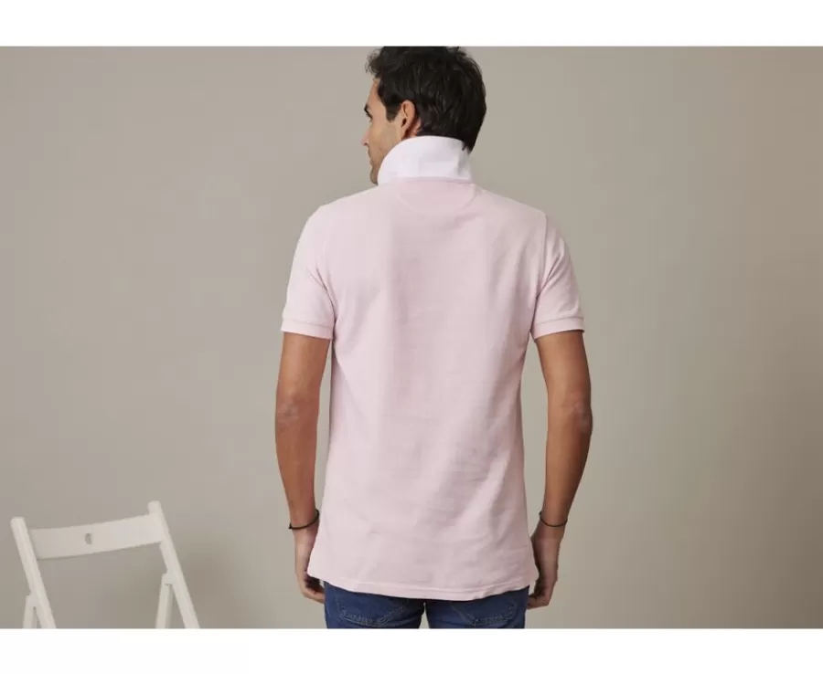 Discount Polo de hombre Rosa pálido Andy Ii Polos Corte Ajustado