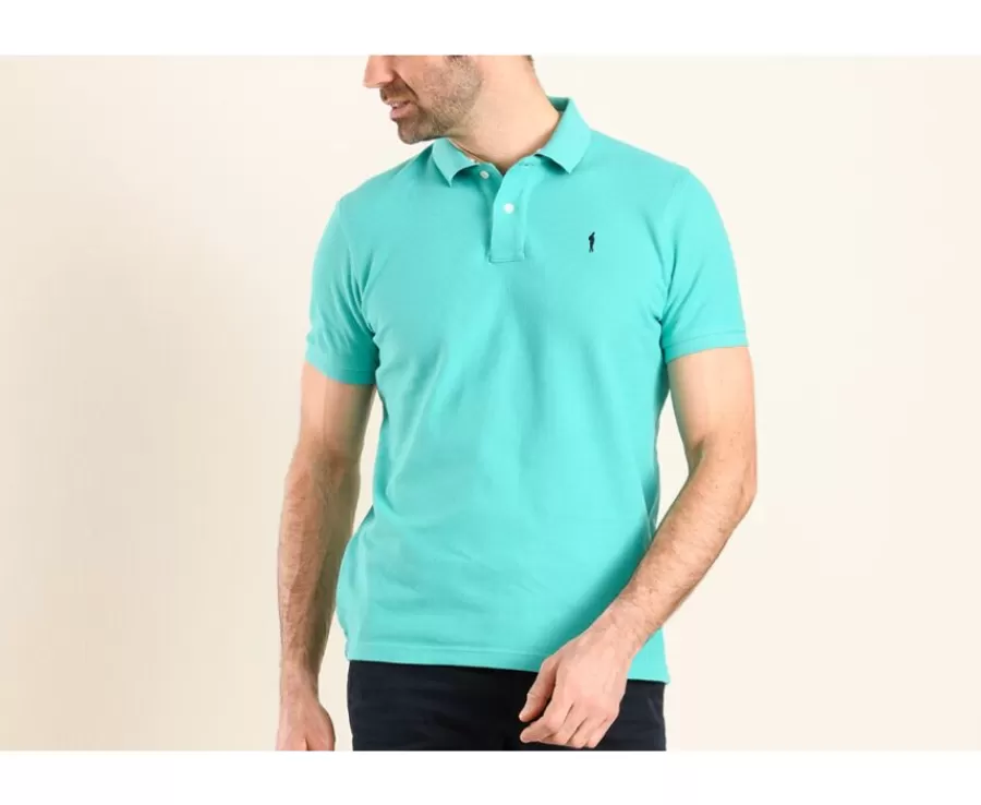 Clearance Polo de hombre Verde esmeralda Andy Ii Polos Corte Ajustado