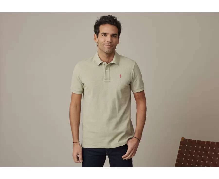 Fashion Polo de hombre Verde tila Andy Ii Polos Corte Ajustado