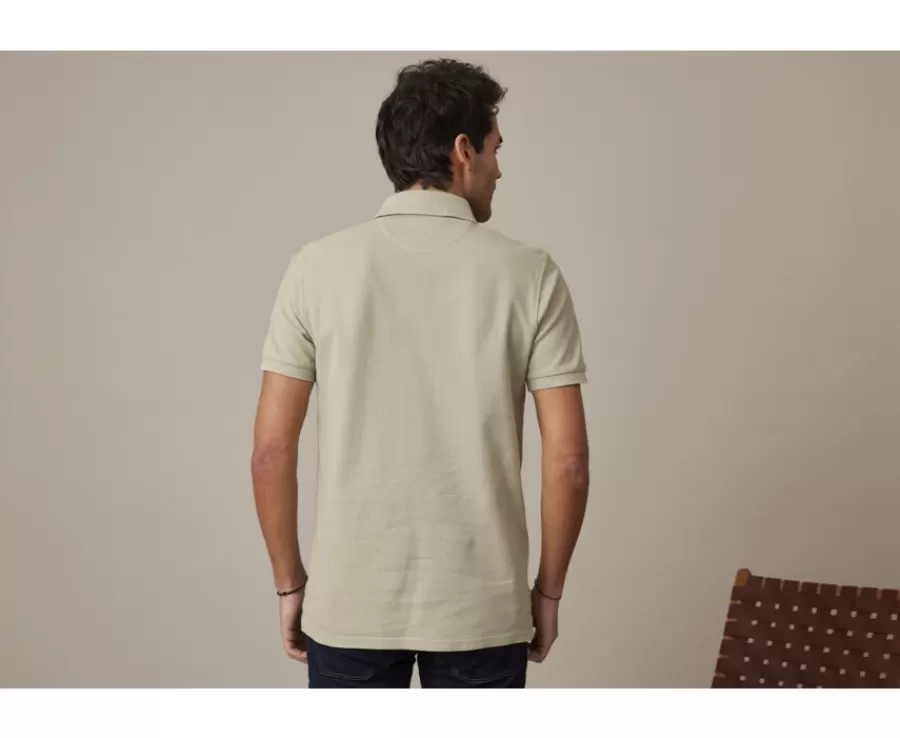 Fashion Polo de hombre Verde tila Andy Ii Polos Corte Ajustado