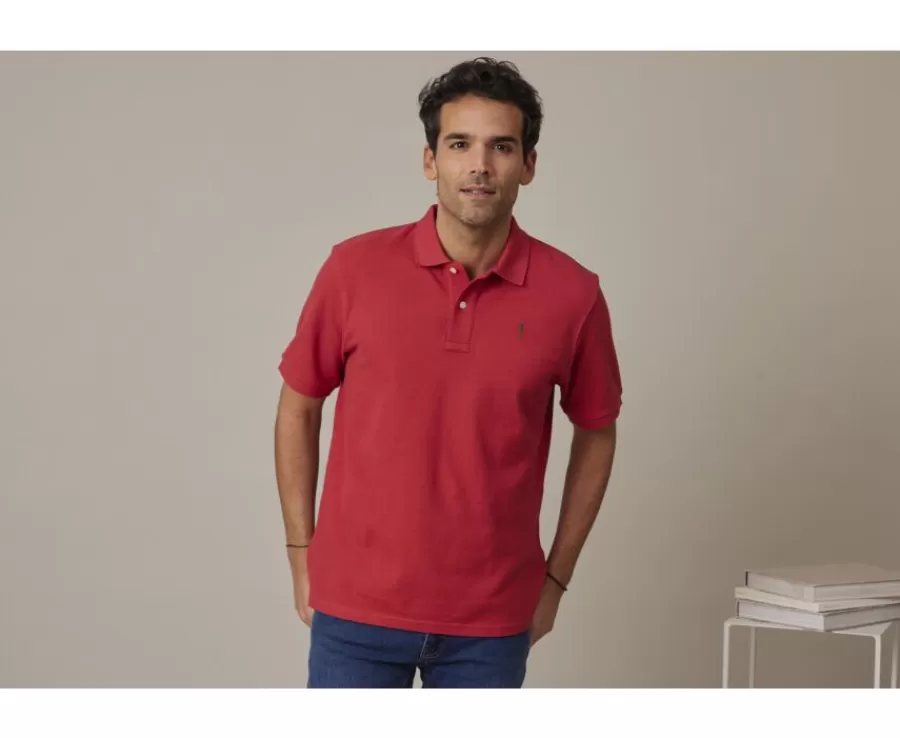 Best Sale Polo vasco rojo para hombre Gareth Polos Corte Estándar