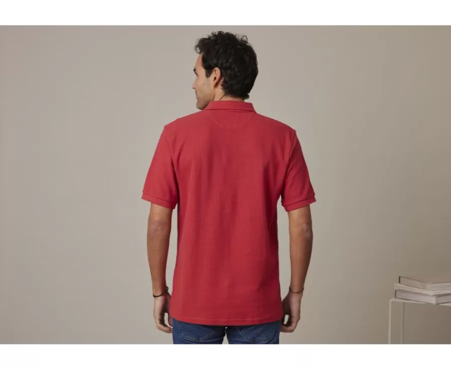 Best Sale Polo vasco rojo para hombre Gareth Polos Corte Estándar