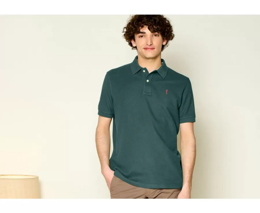 Best Polo Verde Oscuro para hombre Andy Ii Polos Corte Ajustado