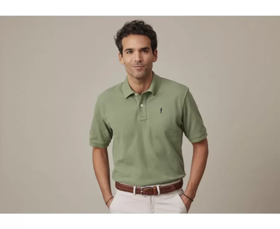 Shop Polo Verde Salvia para hombre Gareth Polos Corte Estándar