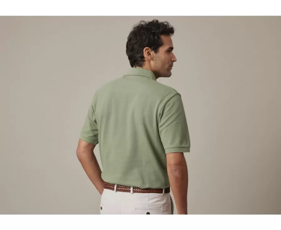 Shop Polo Verde Salvia para hombre Gareth Polos Corte Estándar