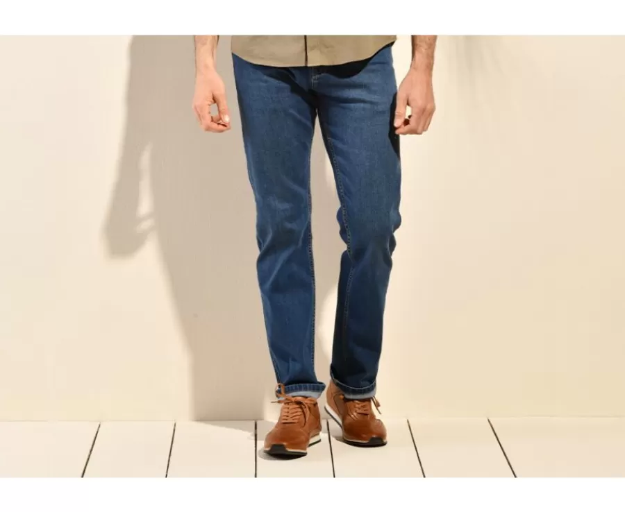 Discount Vaquero de hombre color Vaquero piedra Chuck Ii Pantal贸n 5 Bolsillos | Pantalones Rectos