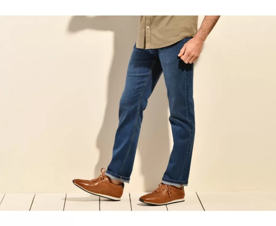 Discount Vaquero de hombre color Vaquero piedra Chuck Ii Pantal贸n 5 Bolsillos | Pantalones Rectos