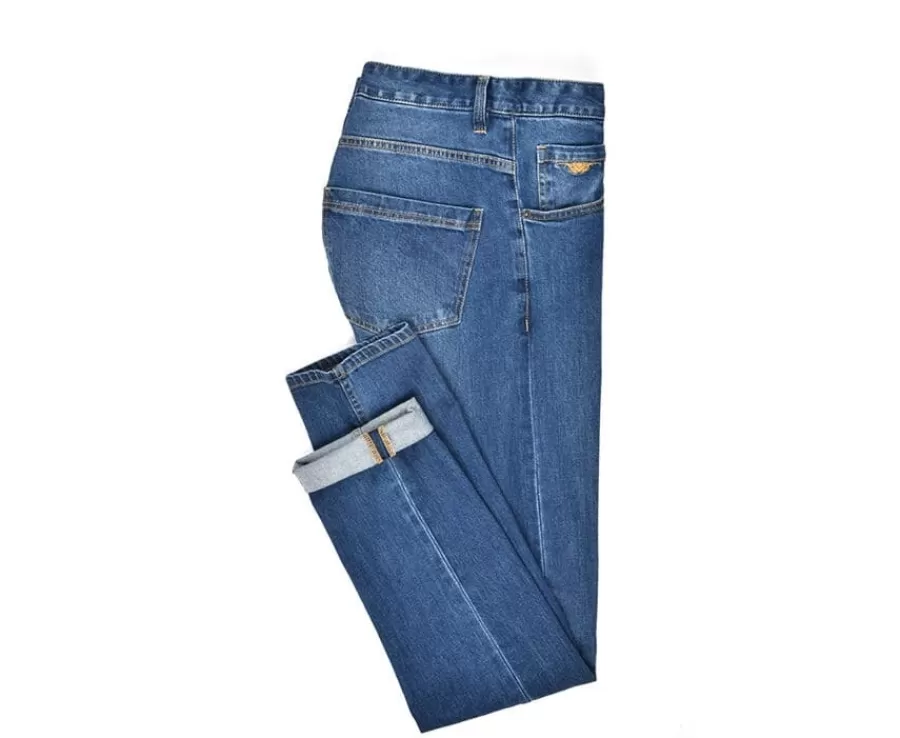 Hot Vaquero de hombre color Vaquero piedra slim Ridley Pantal贸n 5 Bolsillos | Pantalones Vaqueros