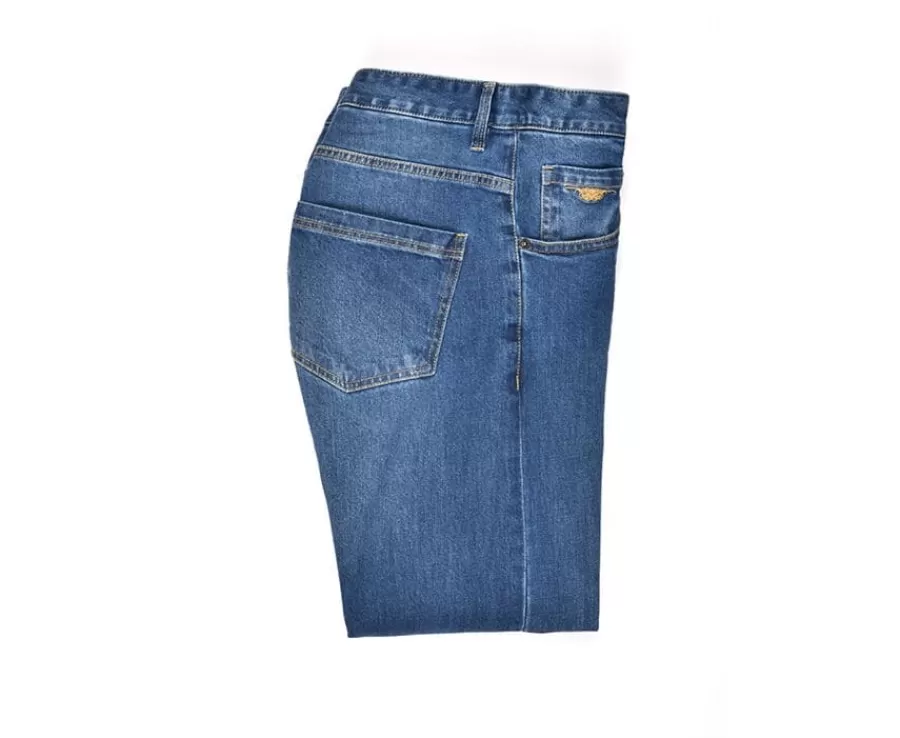 Hot Vaquero de hombre color Vaquero piedra slim Ridley Pantal贸n 5 Bolsillos | Pantalones Vaqueros