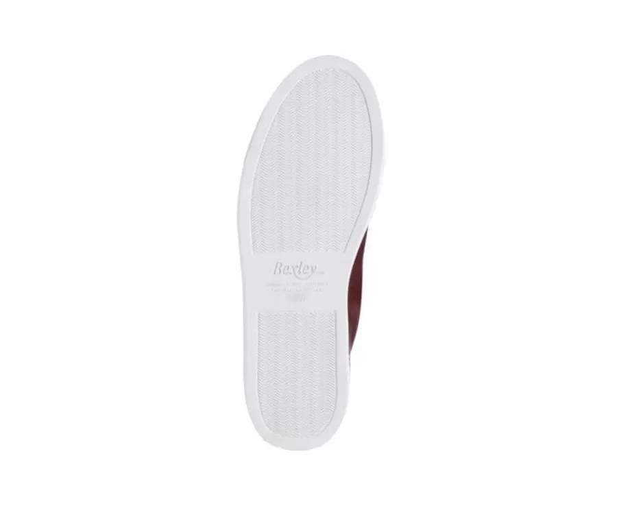 Cheap Zapatillas altas para hombre de piel Chocolate patinado Thornlea Zapatillas Altas