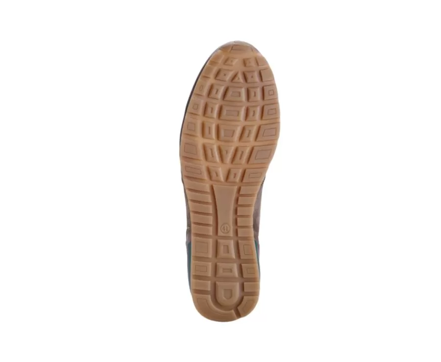 Flash Sale Zapatillas de hombre de Piel Carbón Patinada y terciopelo Gris Canberra Ii Zapatillas