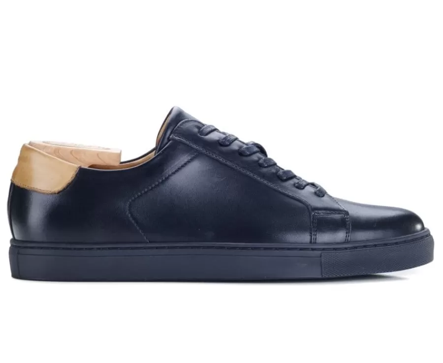 Best Zapatillas de hombre de piel Negro Inglewood Zapatillas