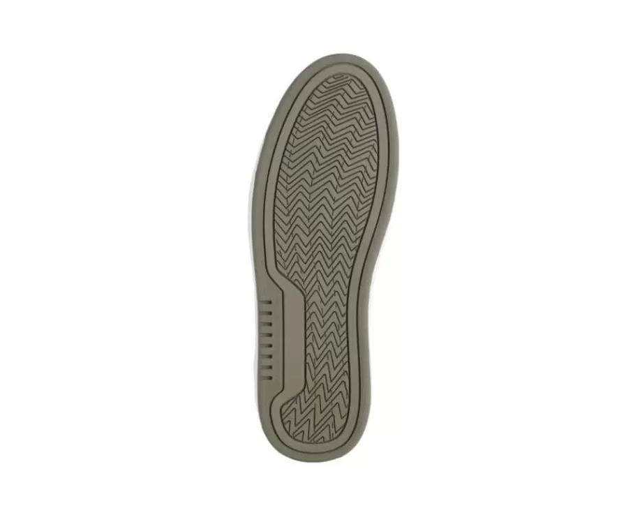 Best Zapatillas de hombre Terciopelo Caqui Blanco y Marino Kolora Zapatillas | Zapatillas Blancas