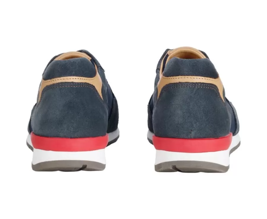 Fashion Zapatillas de hombre Terciopelo Verde Oscuro y Marino Canberra Ii Zapatillas