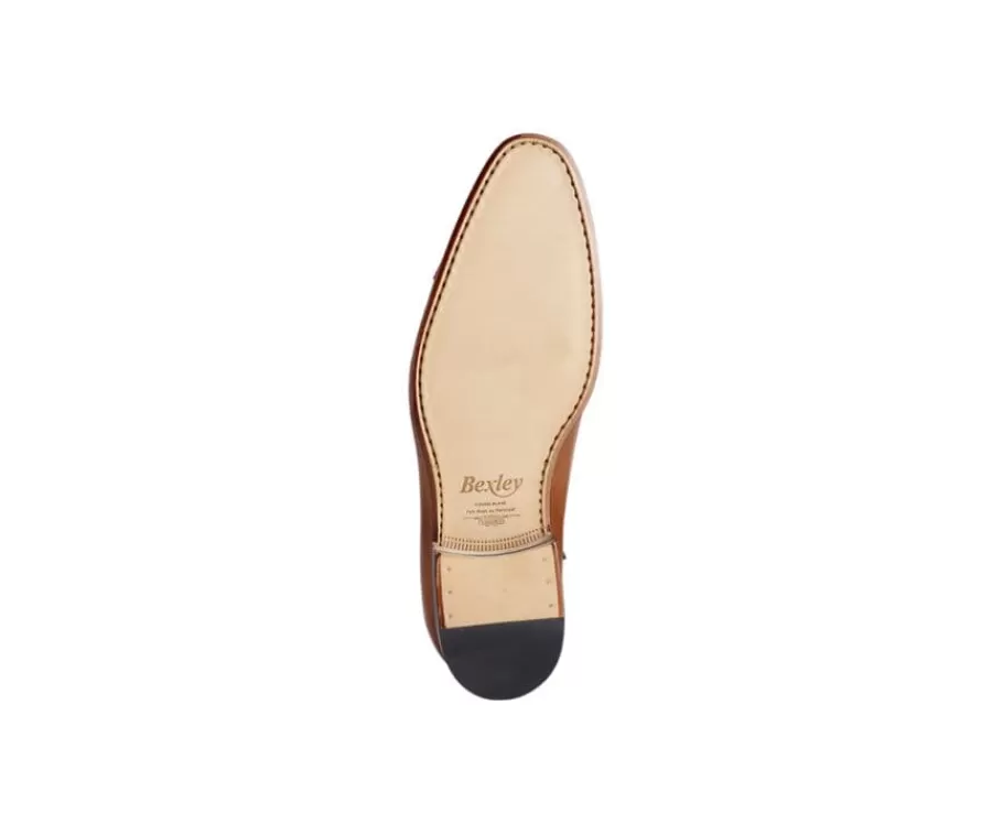 Best Zapato Oxford para hombre con suela de piel Coñac patinado Ringwood Zapatos De Boda | Zapatos Oxford
