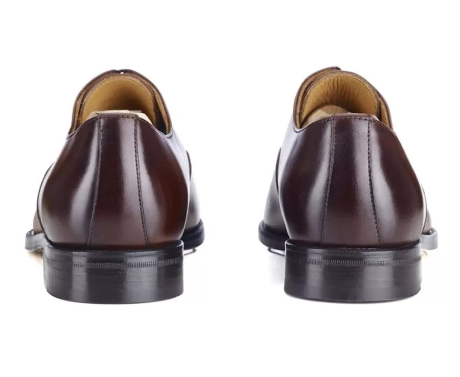 Flash Sale Zapato Oxford para hombre con suela de piel Coñac patinado Winford Zapatos Confort | Zapatos Oxford