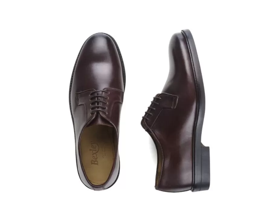 Store Zapatos derby Chocolate oscuro con suela de goma Monterey Classic Gomme City Zapatos Derby Y Bluchers