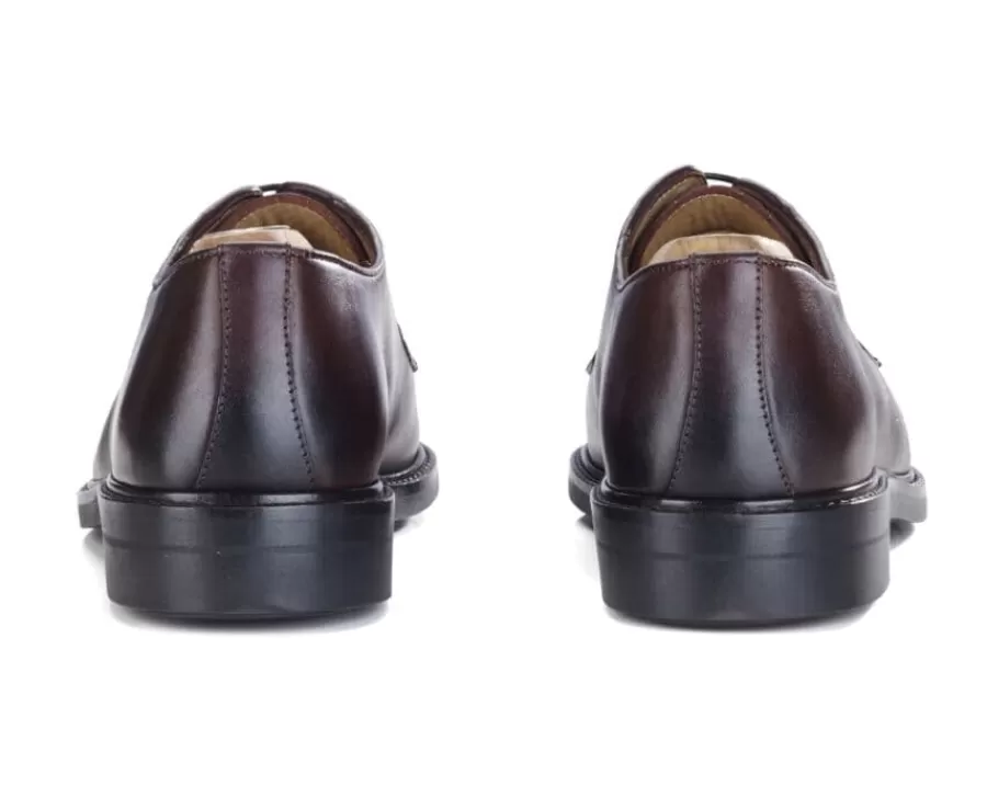 Store Zapatos derby Chocolate oscuro con suela de goma Monterey Classic Gomme City Zapatos Derby Y Bluchers