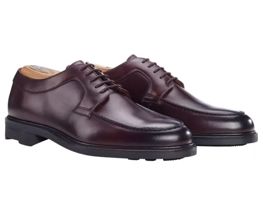 Clearance Zapatos derby Chocolate para hombre con suela de goma Hudson Ii Zapatos Derby Y Bluchers