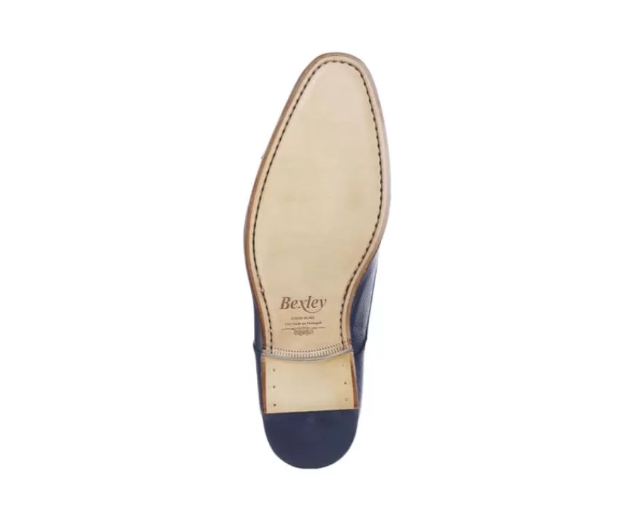 Flash Sale Zapatos Derby de Hombre en Cuero Granulado Negro - Suela de Cuero Gilwell Zapatos Confort | Zapatos De Boda