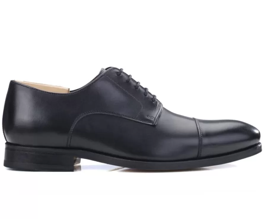 Best Sale Zapatos Derby de hombre Suela de cuero Negro Gilwell Zapatos Confort | Zapatos Derby Y Bluchers