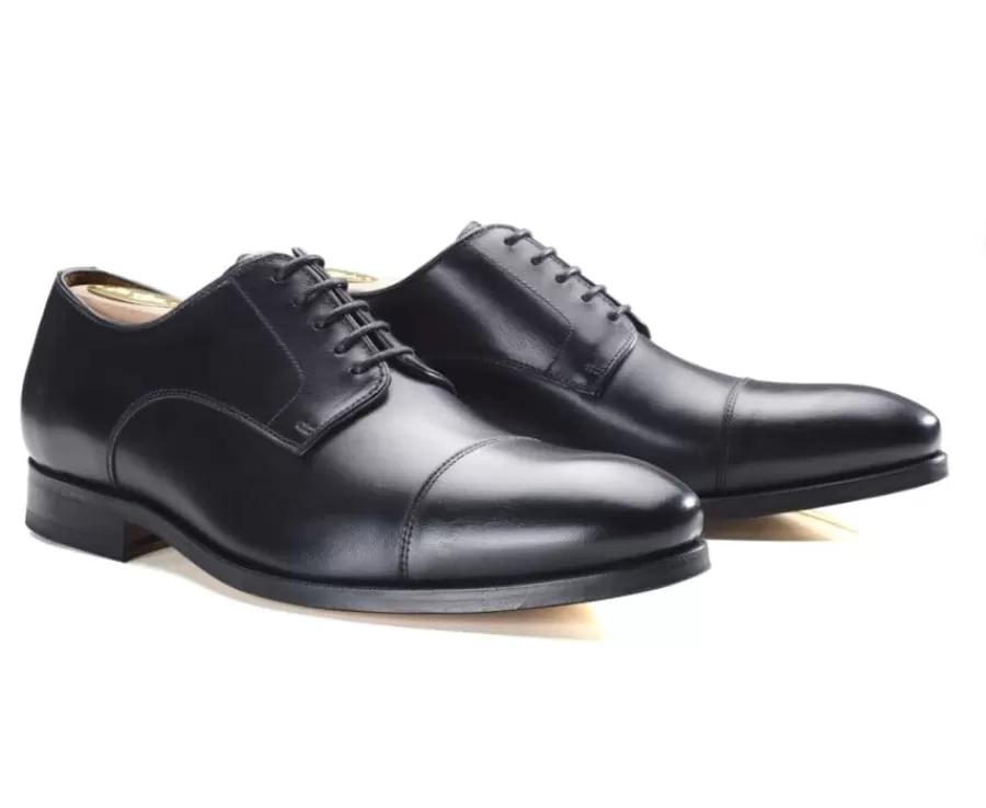 Best Sale Zapatos Derby de hombre Suela de cuero Negro Gilwell Zapatos Confort | Zapatos Derby Y Bluchers